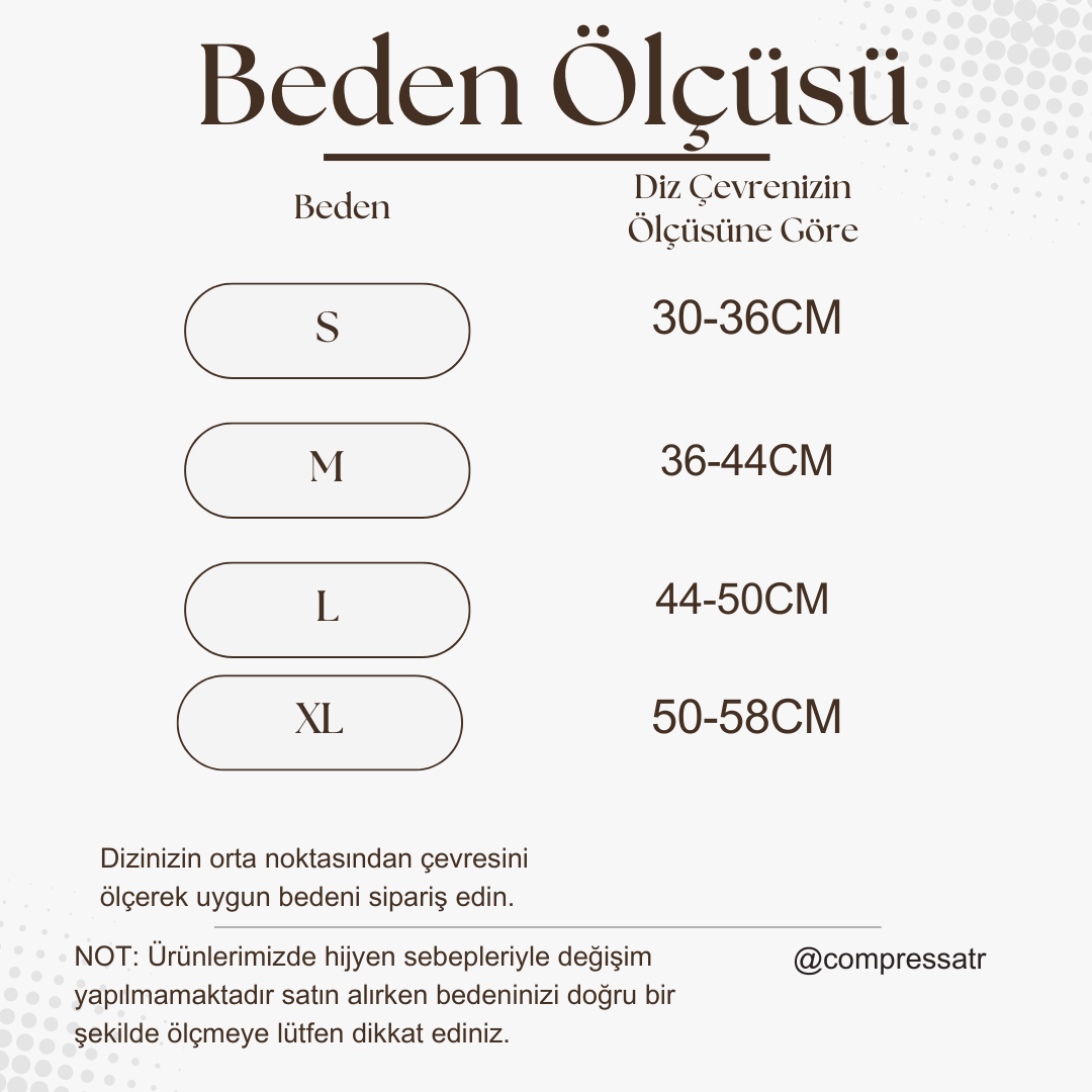 Eklem Destekleyici Kompresyonlu Bambu Dizlik