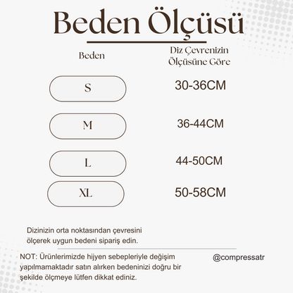 Eklem Destekleyici Kompresyonlu Bambu Dizlik
